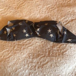 Stars strapless bathing suit top